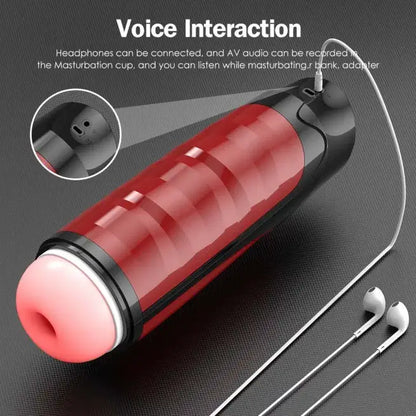 6in1 7 Thrusting Modes Hands Free Heating Big Auto Masturbator