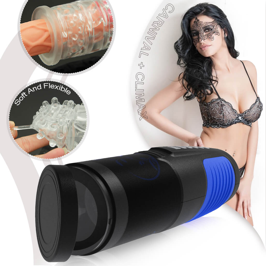 Automatic Rotation Intelligent Voice Masturbator Adult Toy