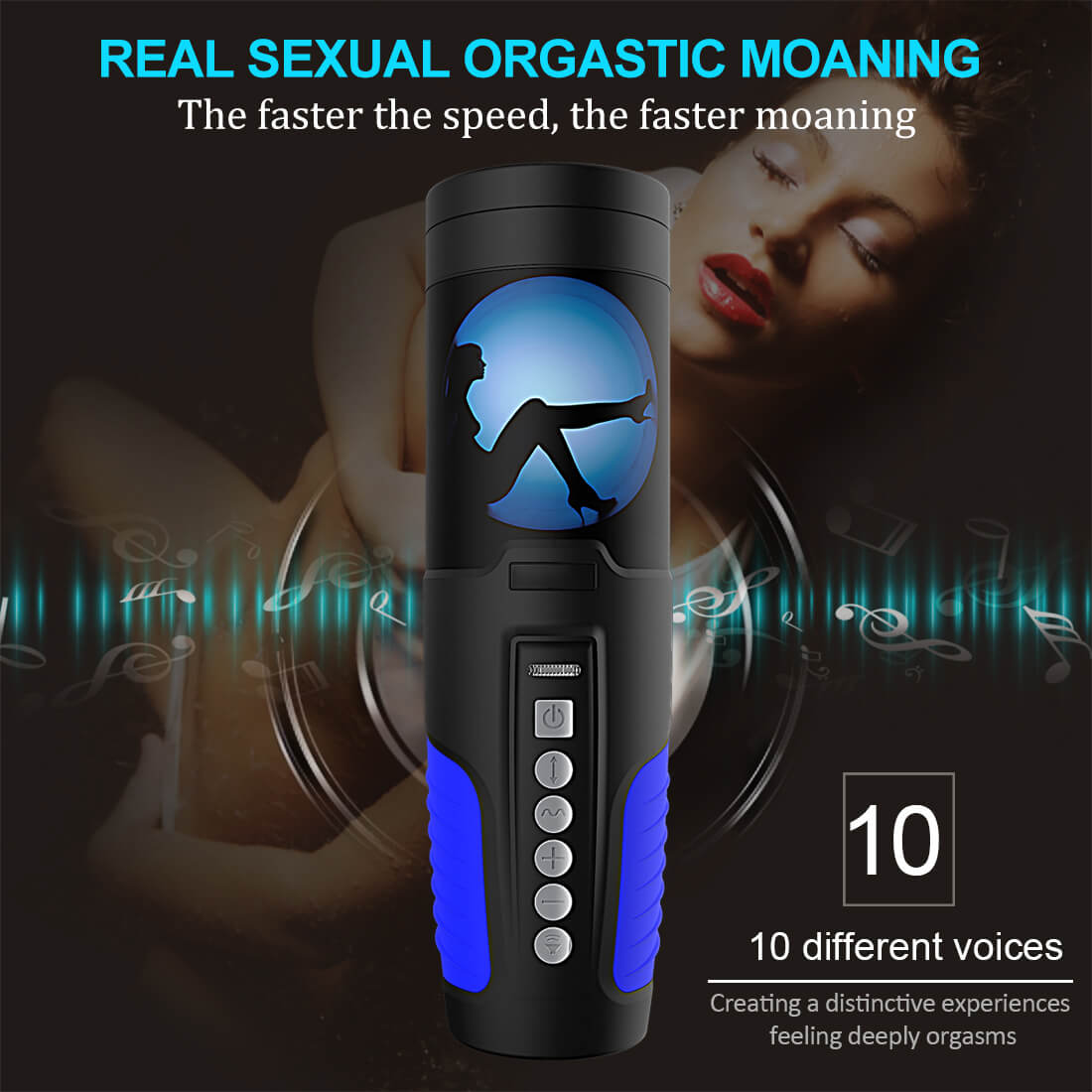 Automatic Rotation Intelligent Voice Masturbator Adult Toy