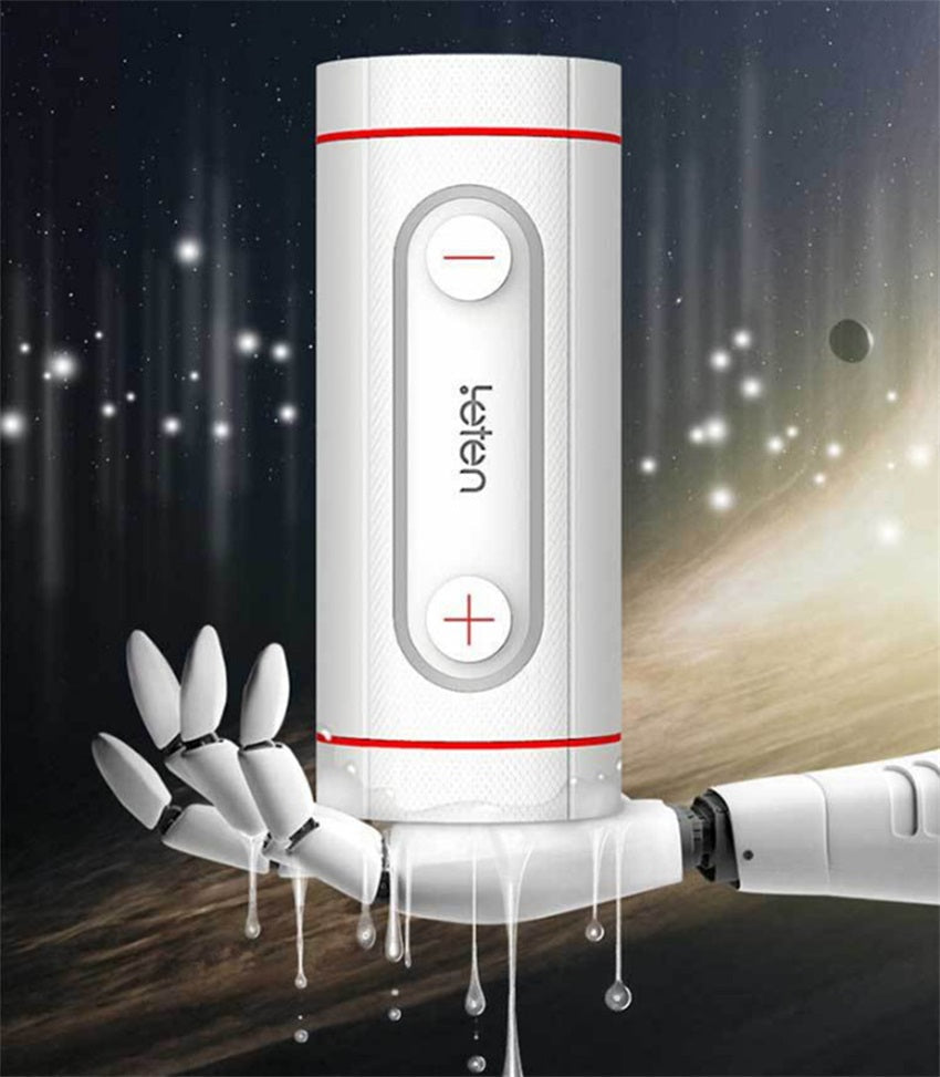 Leten Space Capsule Flip Dual Holes Manual Masturbation Cup