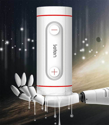 Leten Space Capsule Flip Dual Holes Manual Masturbation Cup