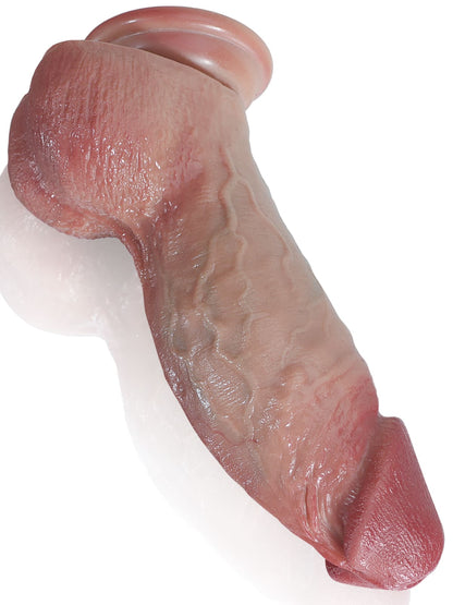 Londo 6.5" x 2.2" Thick Short Fat Dildo Asian Flesh Soft Skin