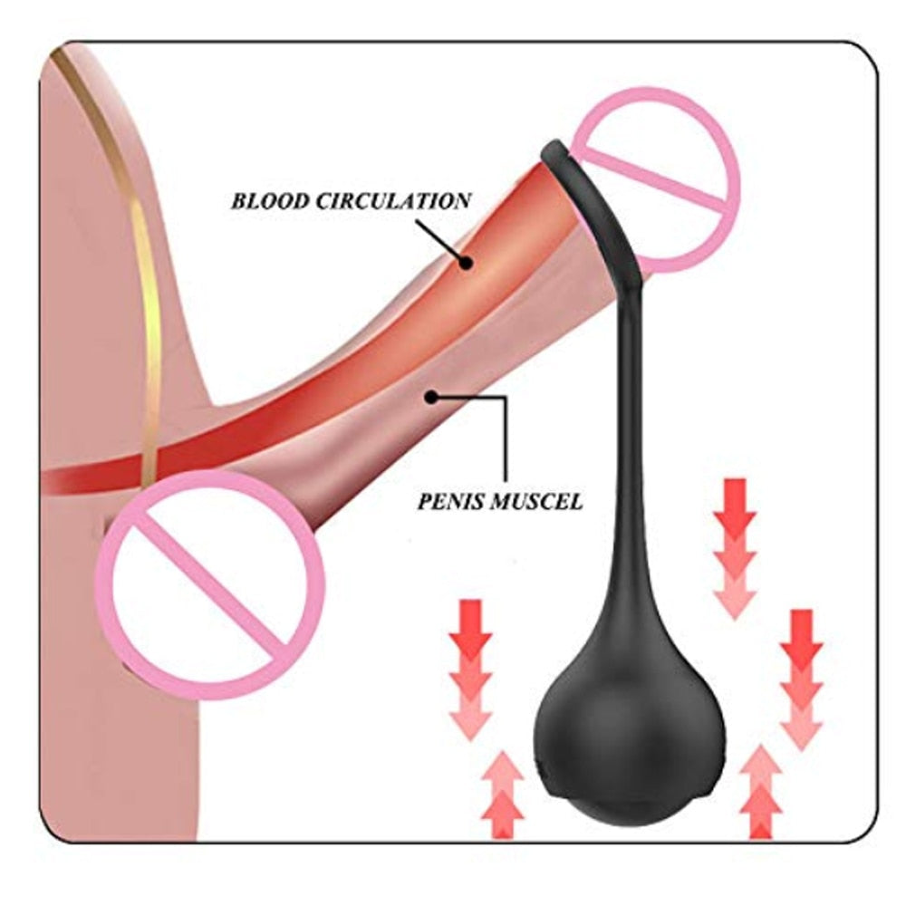 Penis Weights For Male Physical Exercise Ball Stretching Gravity Ring