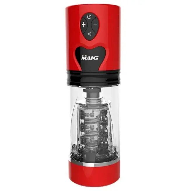 Telescopic Rotating Interactive Voice Men Hands Free Masturbator