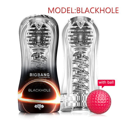 BIGBANG Male Masturbator Transparent Soft Endurance Exercise Sex Toy