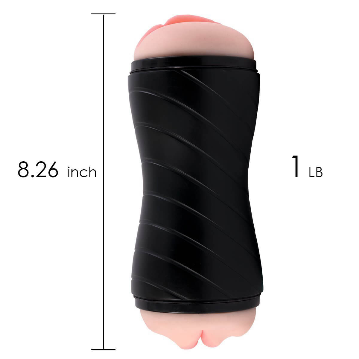 Dual Use Vagina Mouth Masturbator Realistic 3D Deep Throat Sex Toy