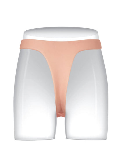 Nick Realistic Silicone Strapped Dirty Penis, Sexy Thong Style With 6.3" x 1.5" Dildo