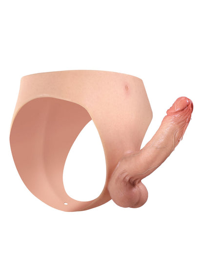Oscar 6.8" x 1.7" Realistic Life Like Soft Cyber Skin Strap On Dildo