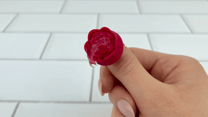 Rose Nubby Silicone Finger Ring Vibrator - Discreet Pleasure On-The-Go!