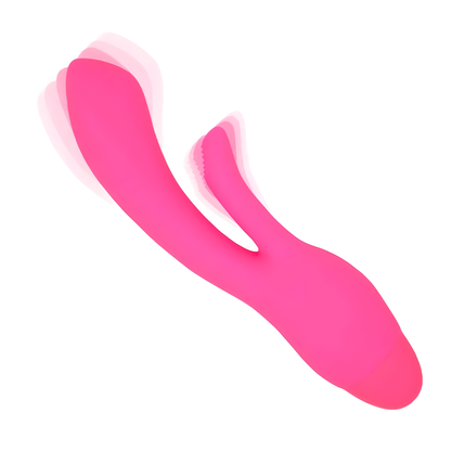 Silicone G-Spot Rabbit - Rubs Your Clit with Every Thrust!
