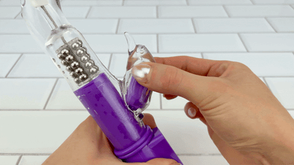 Rotating G-Spot Stroking Rabbit Vibrator