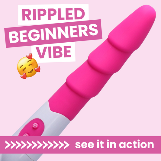 Rippled Silicone Vibrator For Beginners