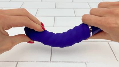 The Swirl Rechargeable Silicone Vibrator