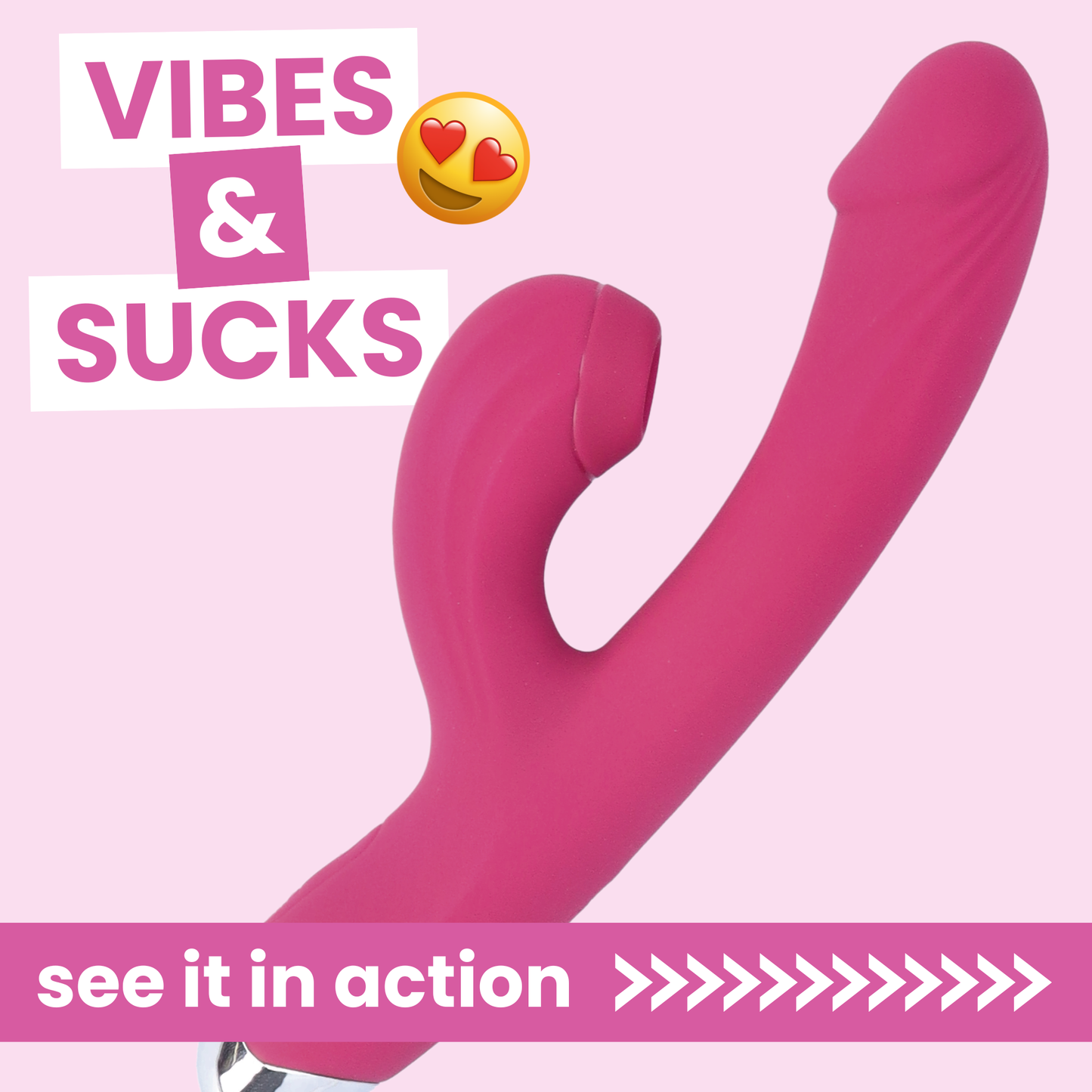 Air Pulse Dual Action Vibrator - Teasing Clit-Kisses + Deep G-Spot 'O's