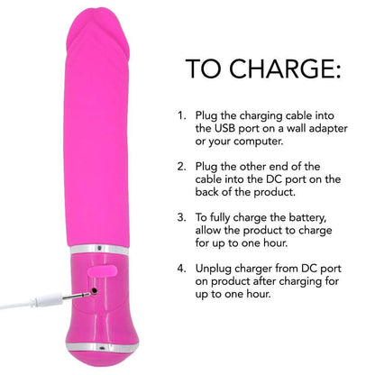 Silicone Rechargeable Realistic Vibrator