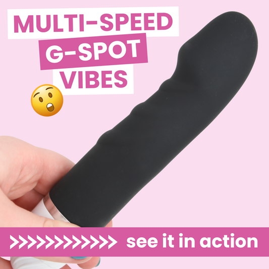 Multi-Speed Rippled G-Spot Vibe - Great for Beginners!