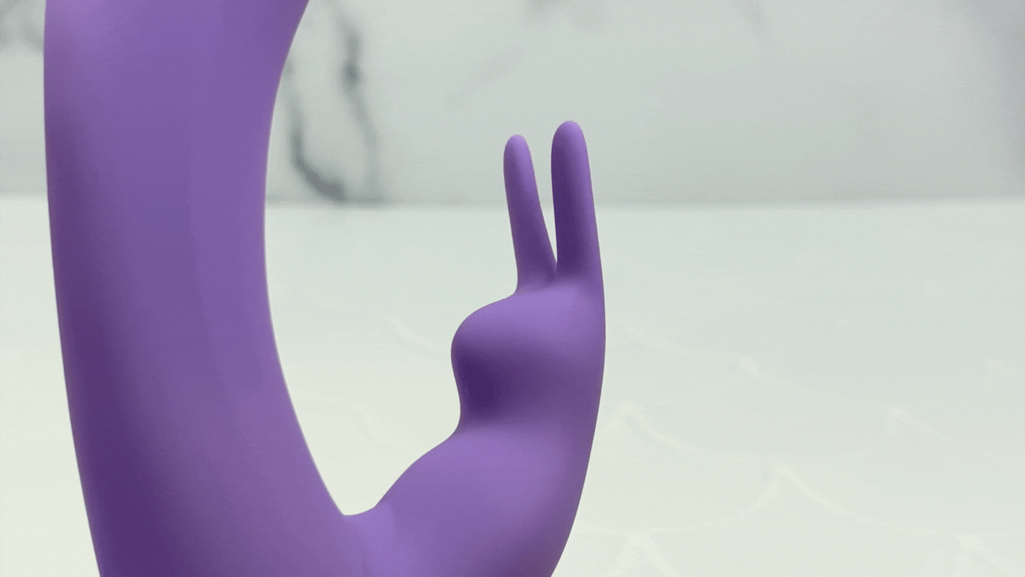 Lavender Trifecta Silicone Triple Stimulator - Powerful Vibes in Dual Motors!