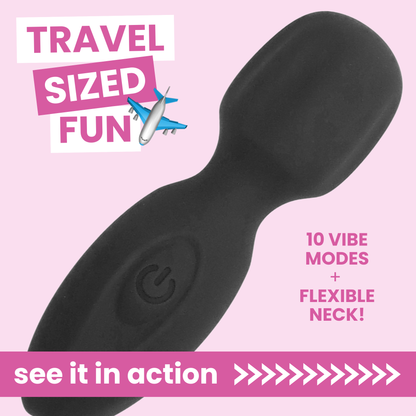 Ultra Mini Silicone Power Wand - X-Strong, Discreet Pleasure!
