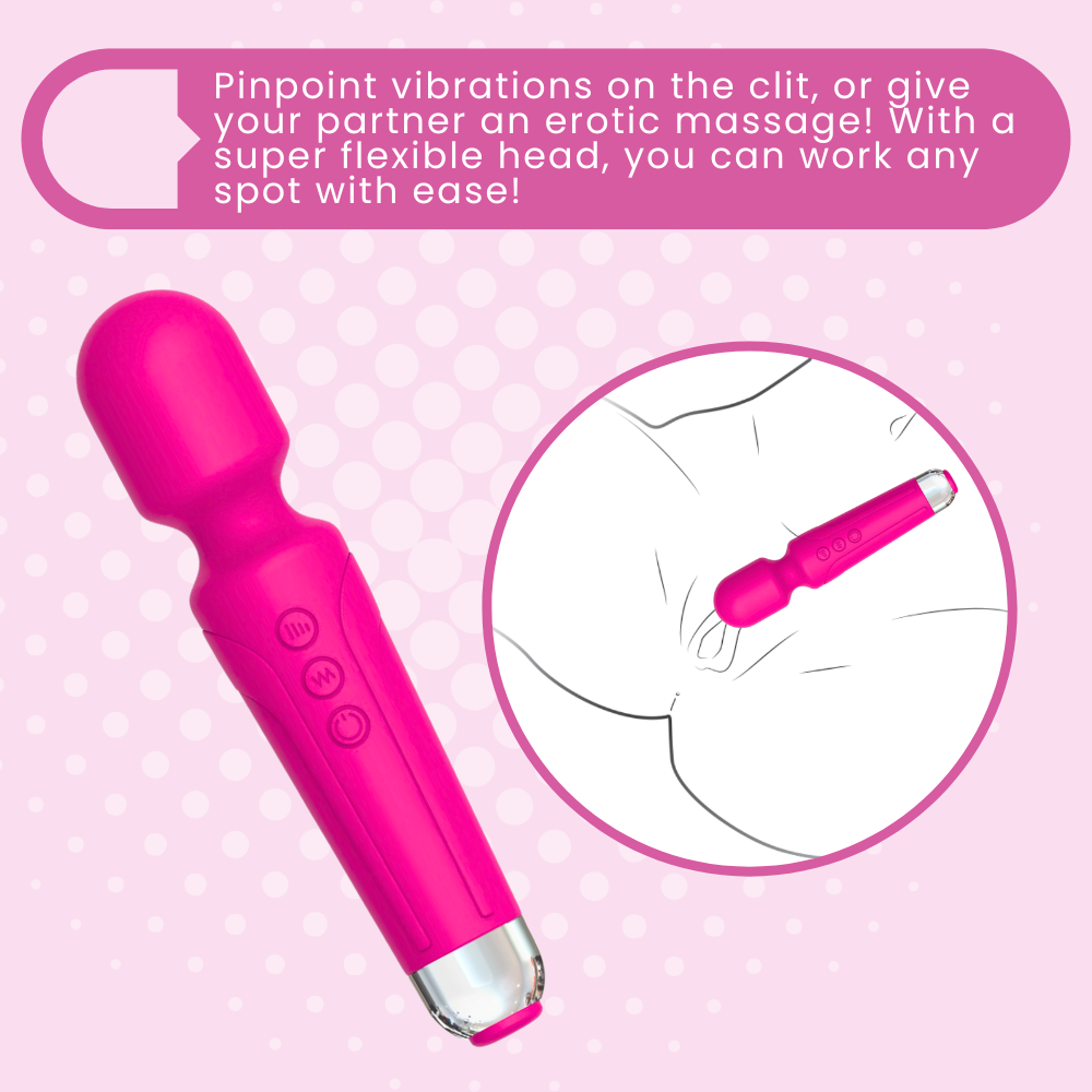Silicone Power Wand Massager