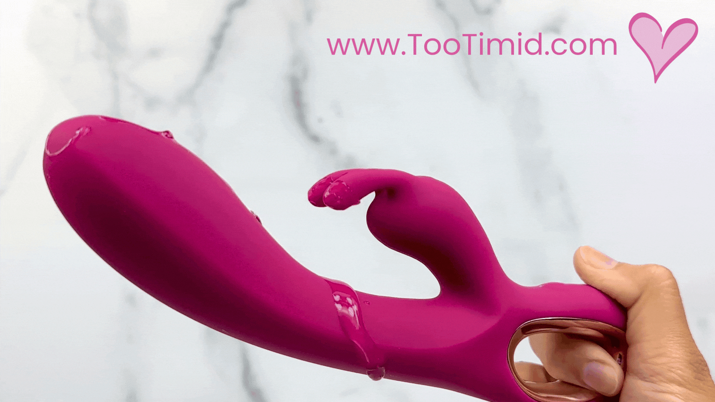 Rose Rabbit Silicone Vibrator - Stunning Clit Stimulation