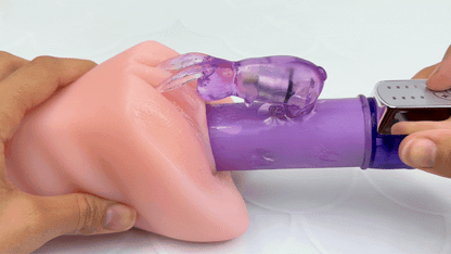 Thrusting Stroking Rabbit Vibrator