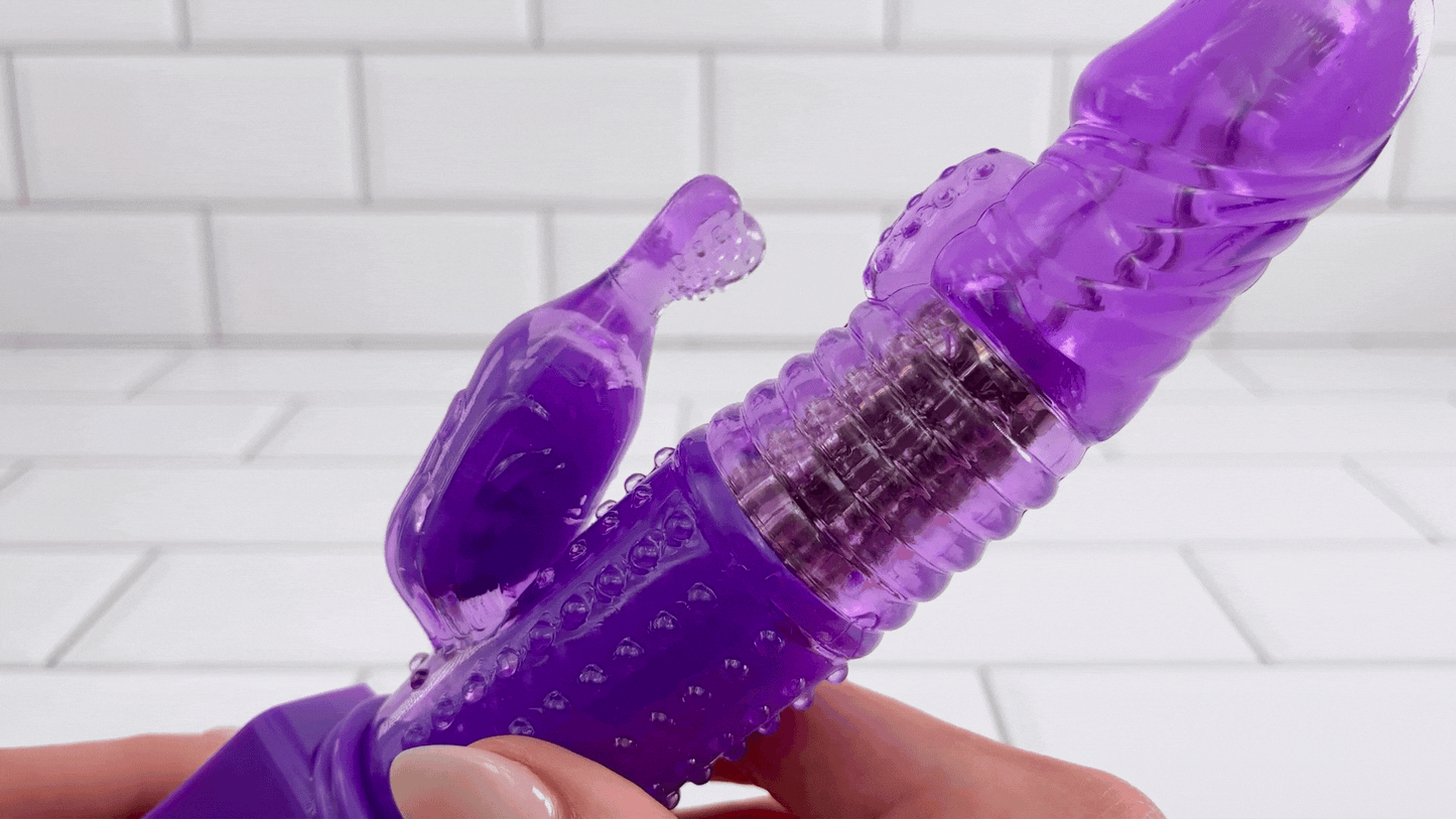 Ribbed Rotating Rabbit Vibe