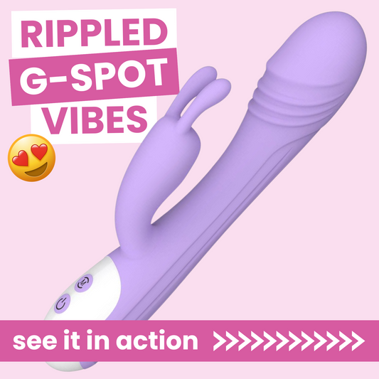 Rippled High Quality G-Spot Rabbit Massager
