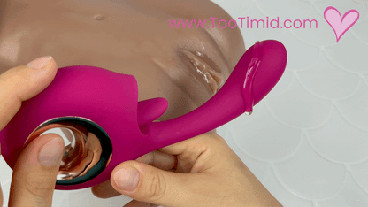 Flutter-Gasm Licking Tongue & G-Spot Dual Action Vibe - Powerful and Waterproof!