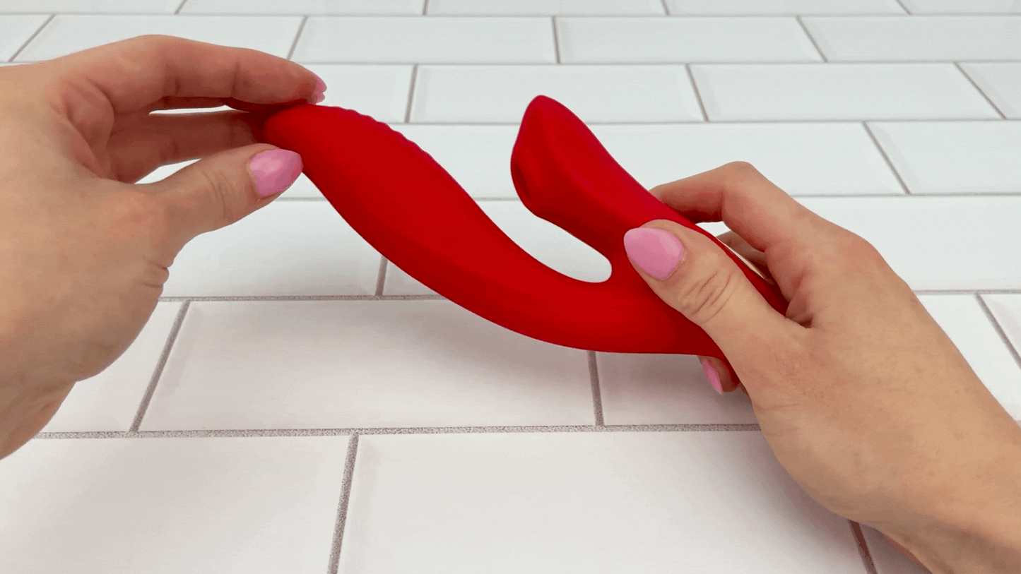 EUNOIA Dual-Action Air Pulse A-Spot Deep Penetration Vibrator