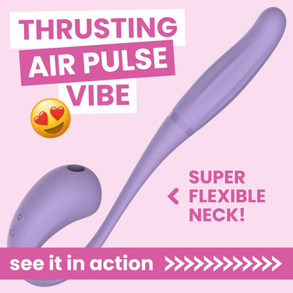 Diva Dream - Air Pulse & Thrusting G-Spot Stimulator