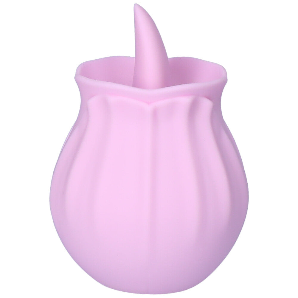 Bhava Rechargeable Flickering Tongue Rose | Clit Licking Stimulator