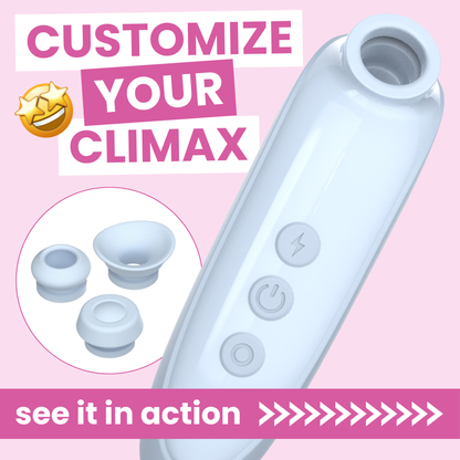 Luxury Air Pulse Toy with 3 Attachments - Mimics Oral Sex for Fast Orgasms!
