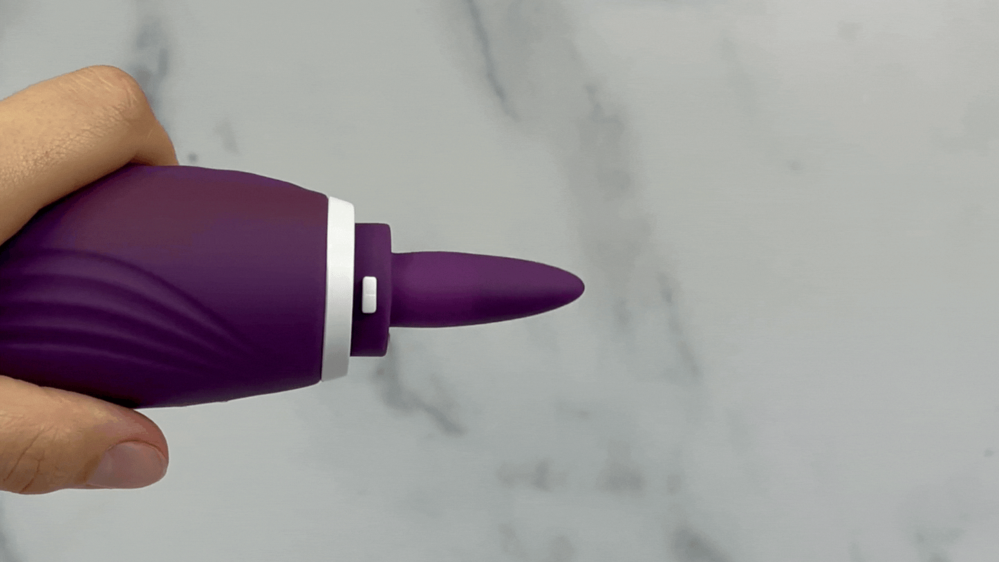 Ultimate Tongue Licker - Powerful Dual-Ended Vibrator & Sucking Tongue!