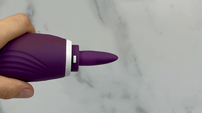 Ultimate Tongue Licker - Powerful Dual-Ended Vibrator & Sucking Tongue!