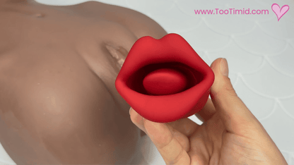 French Kiss Biting & Licking Moving Mouth Tongue Vibrator