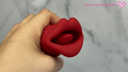 French Kiss Biting & Licking Moving Mouth Tongue Vibrator