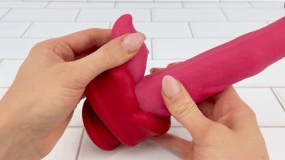 Warming Silicone Thrusting & Rotating Suction Cup Tongue with Remote - Deep, Hands-Free Penetration and Wild Oral!
