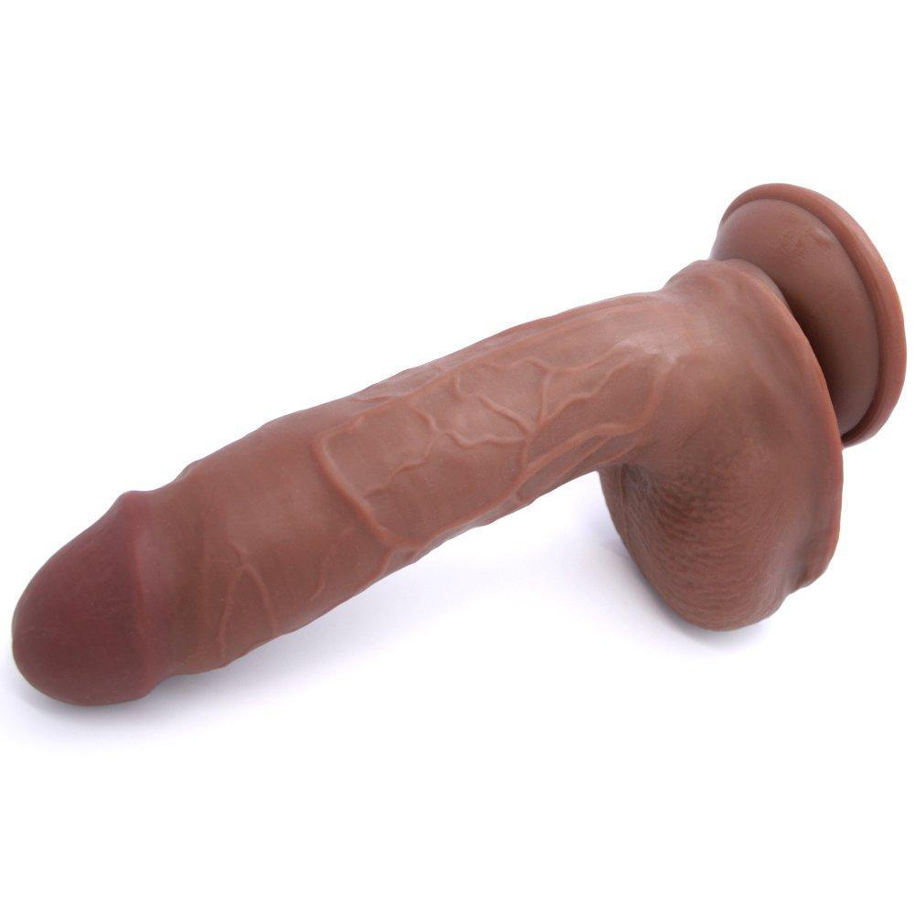 XL Thick Vibrating Lifelike Cinnamon Pleasure Dildo - #1 Seller!