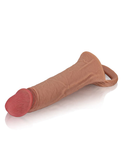 Perfect 8” Length x 5.9” Girth M/L Size Penis Sleeve With Ejaculatory Hole