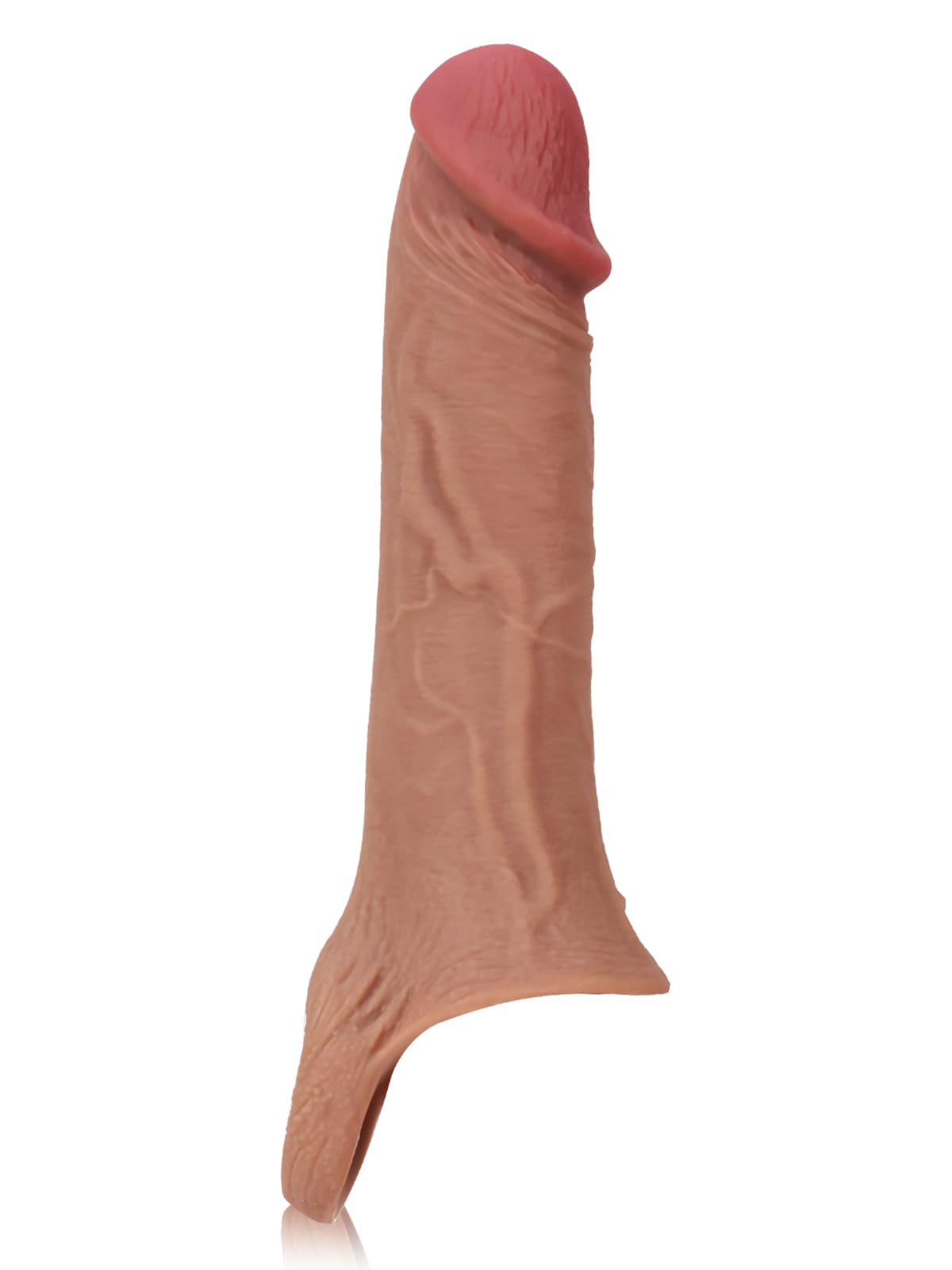 Perfect 8” Length x 5.9” Girth M/L Size Penis Sleeve With Ejaculatory Hole
