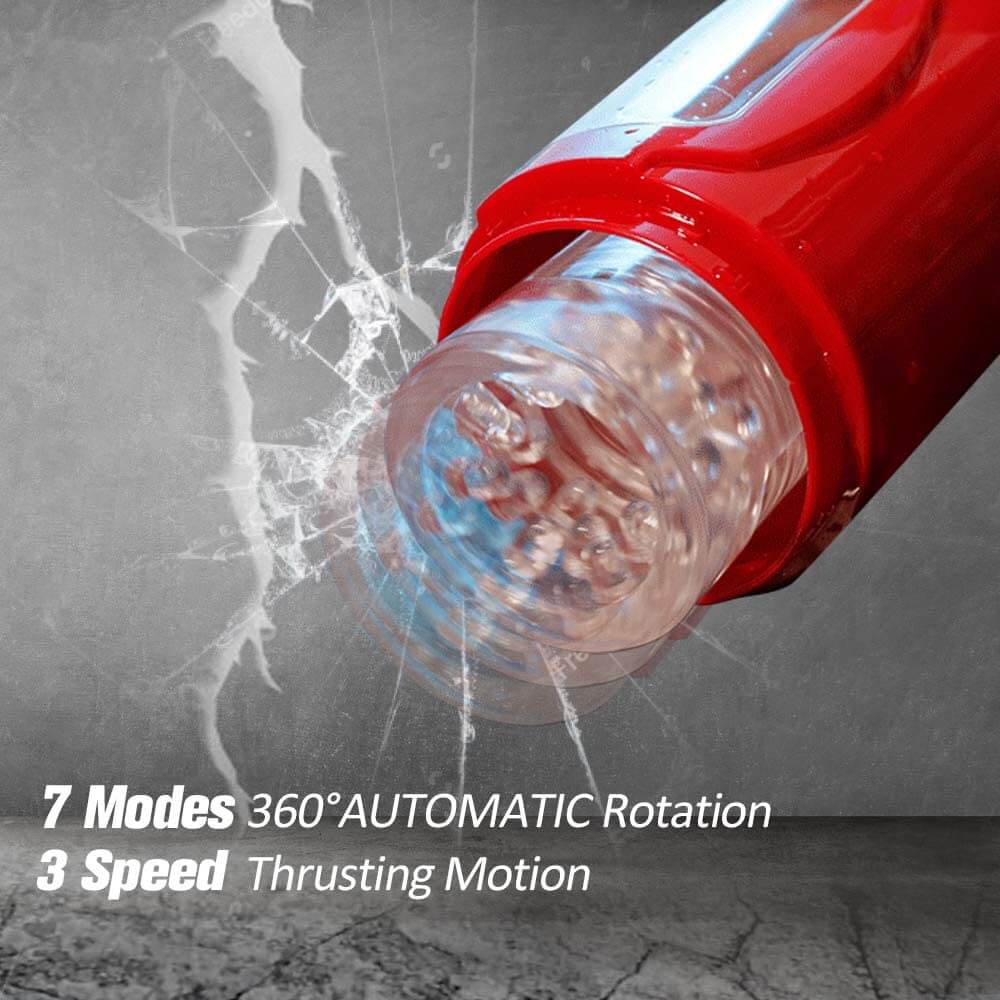 Dark Knight Male Masturbator Thrusting Rotating Blowjob Machine