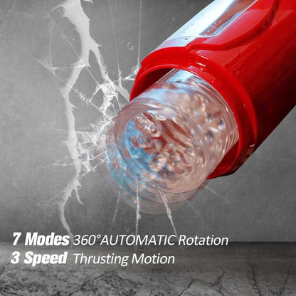 Dark Knight Male Masturbator Thrusting Rotating Blowjob Machine