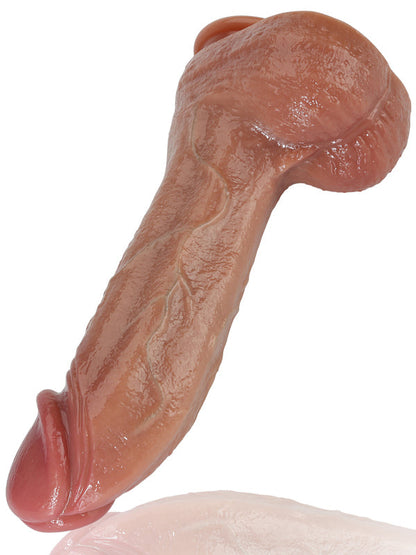 Harvey 11" x 2.3" Ultra Lifelike Meaty Liquid Silicone G Spot Thick Real Dildo