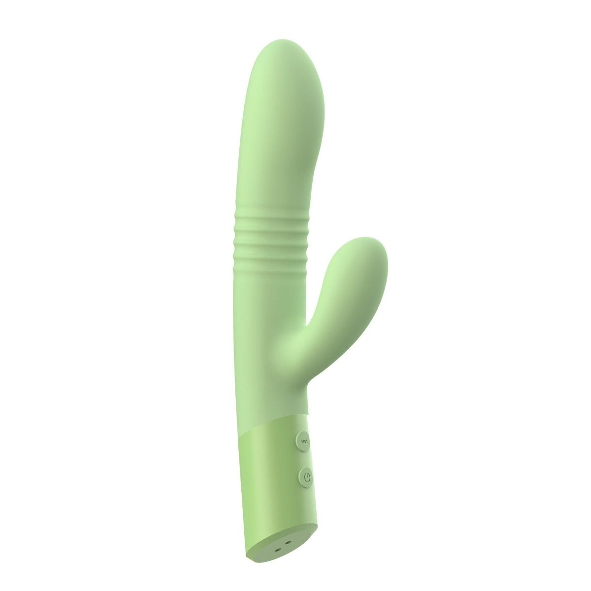 The Coelho - Telescopic Thrusting Silicone Rabbit Vibe with Charging Stand