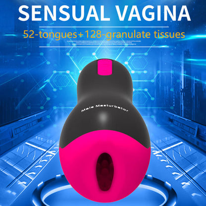 Intelligent Voice Electric 10 Vibrating Heating Masturbator