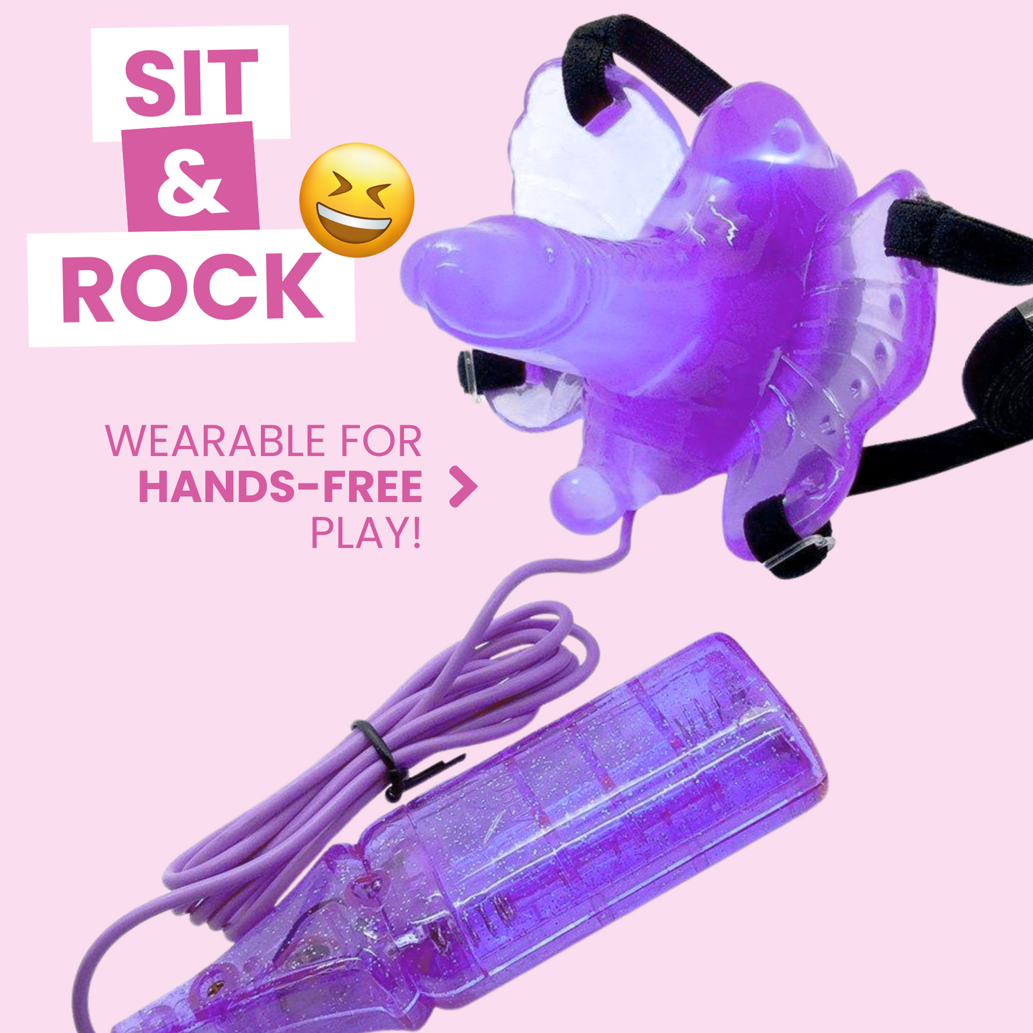 Wearable Sit & Rock Butterfly Vibrator