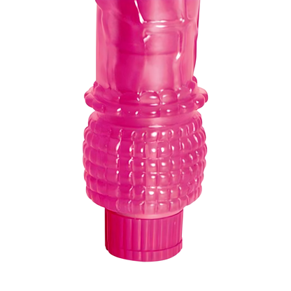 Vibrating Jelly Dong - Tickler Ring at the Base Teases with Each Thrust!