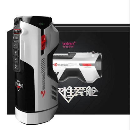 Leten Automatic Telescopic Heating Voice Perfume Motorized Male Masturbator
