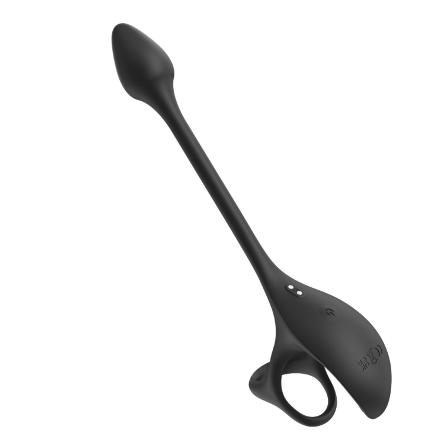 Triple Stimulating Vibrating Silicone Cock Ring with Remote - Penis, Scrotum, and Anal Vibes!
