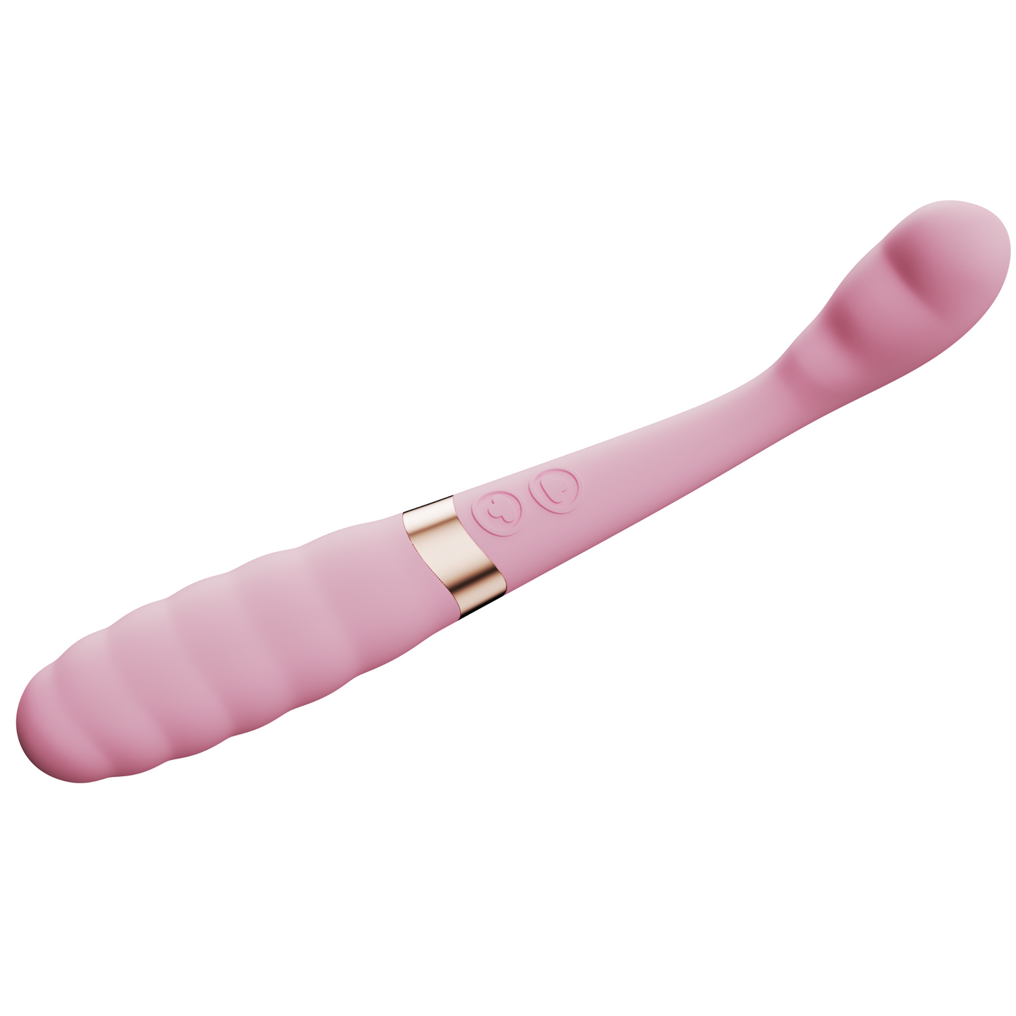 Flexible Silicone Dual-Ended G-Spot Vibrator - Strong Vibes on Each End!